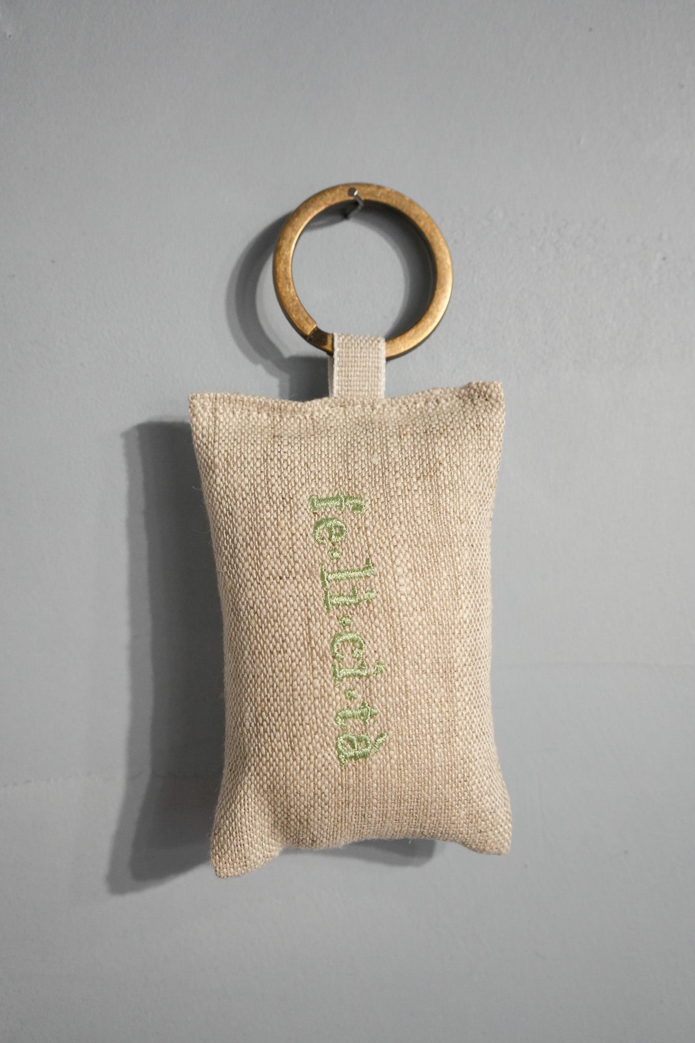 Portachiavi in lino PENSIERI