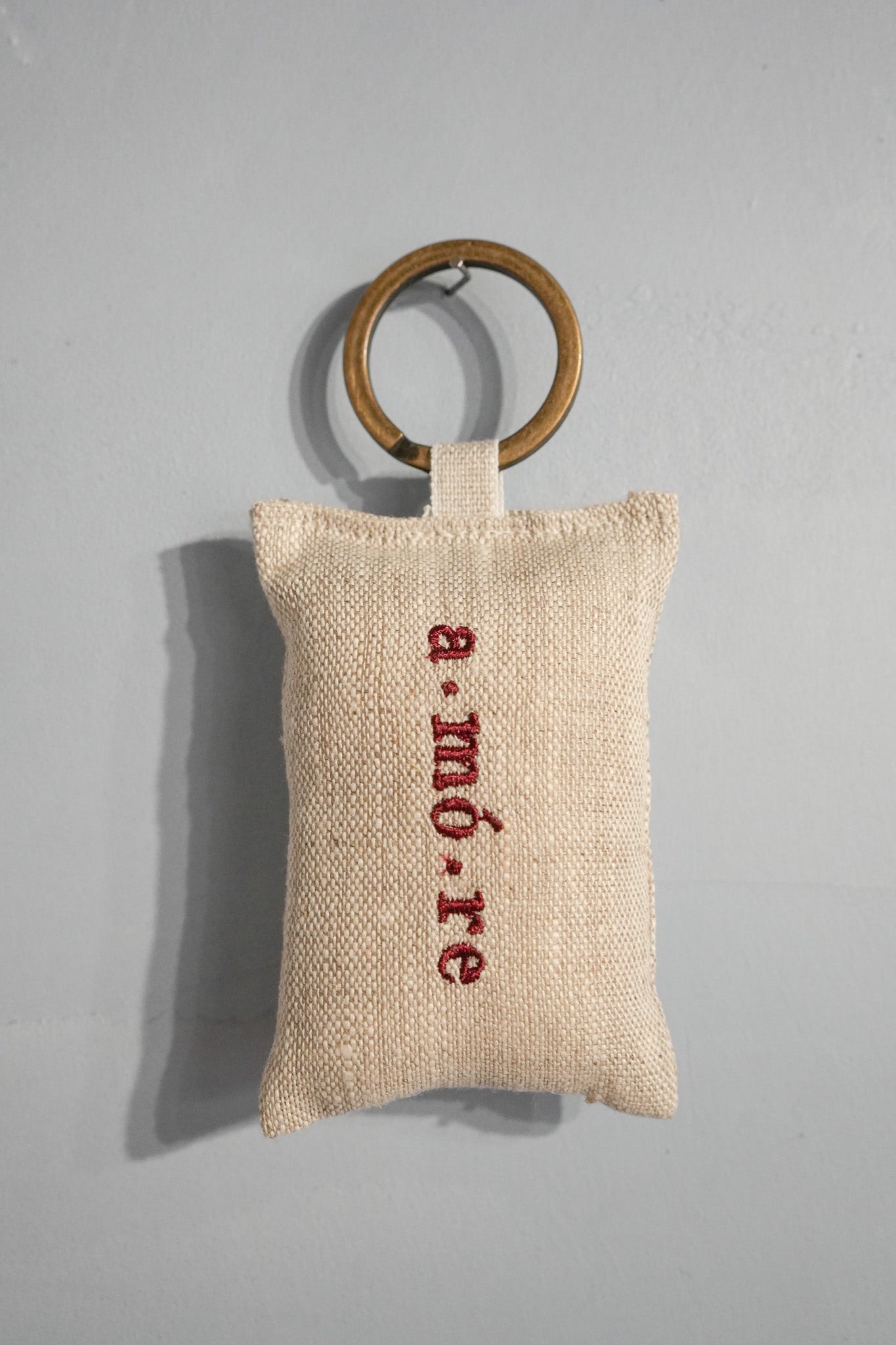 Portachiavi in lino PENSIERI