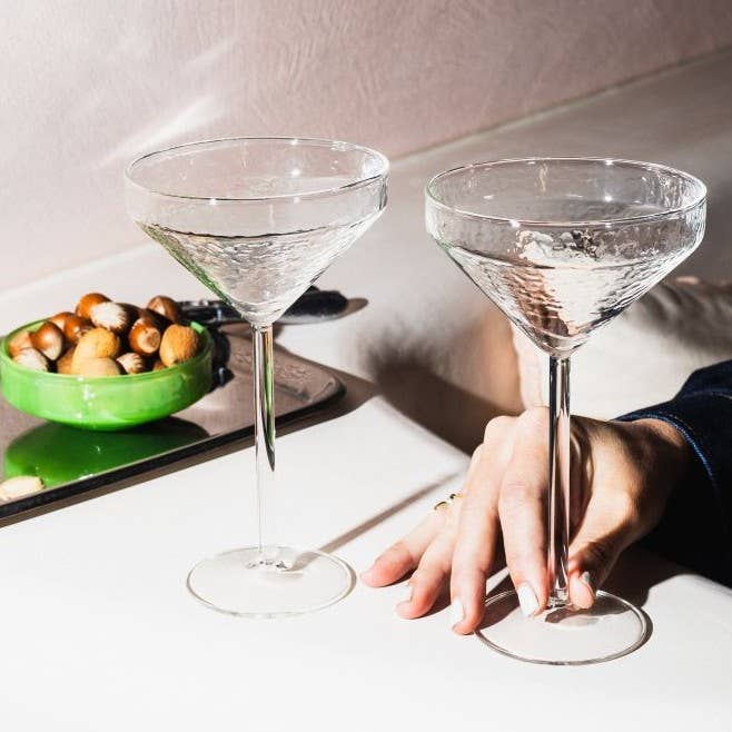 Bicchiere da Cocktail Claude | set di 2 | trasparente | Bicchieri da Martini