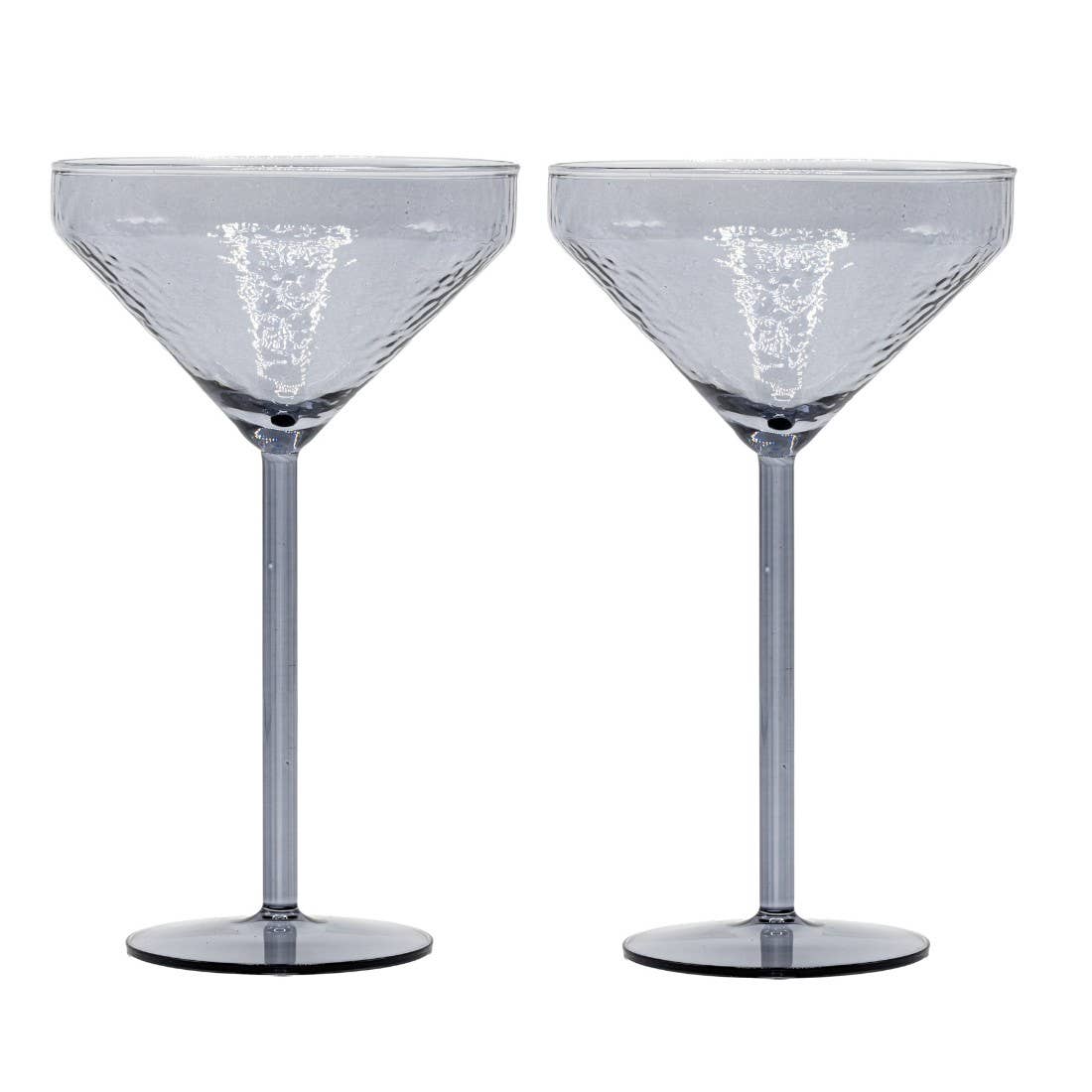 Bicchiere da Cocktail Claude | set di 2 | grigio | Bicchieri da Martini