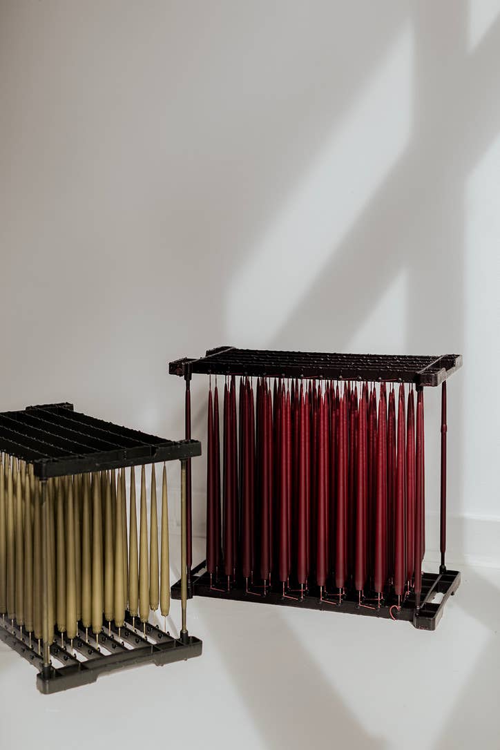 Candele affusolate in cera di soia